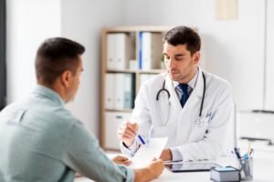 When to see a pain management doctor—patient in a consultation