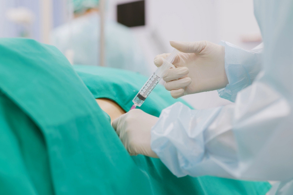 doctor injecting nerve blocks