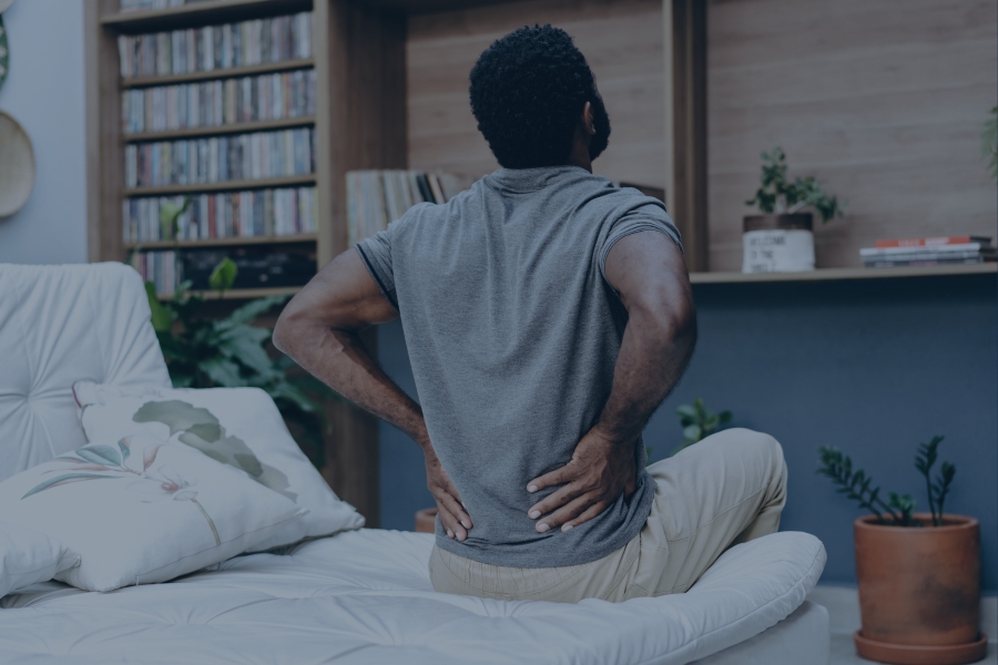 man in daily pain