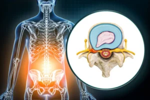 herniated disc graphic